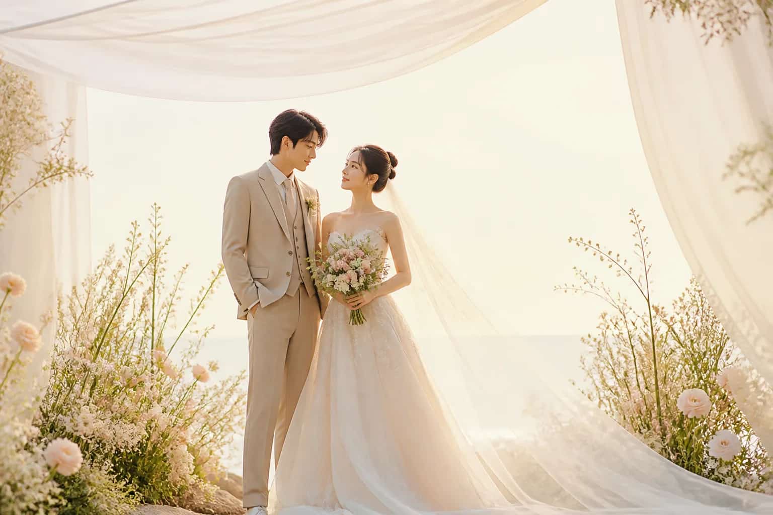 사랑스러운 장면을 완성하는 연출가 — 웨딩사진 4