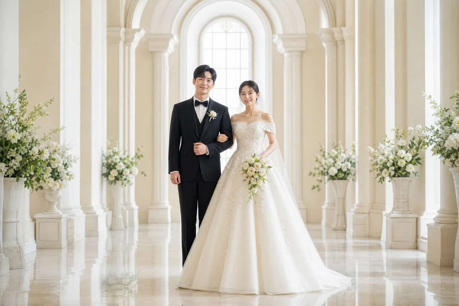 오래 보아도 단정한 정석 수집가 — 웨딩사진 1