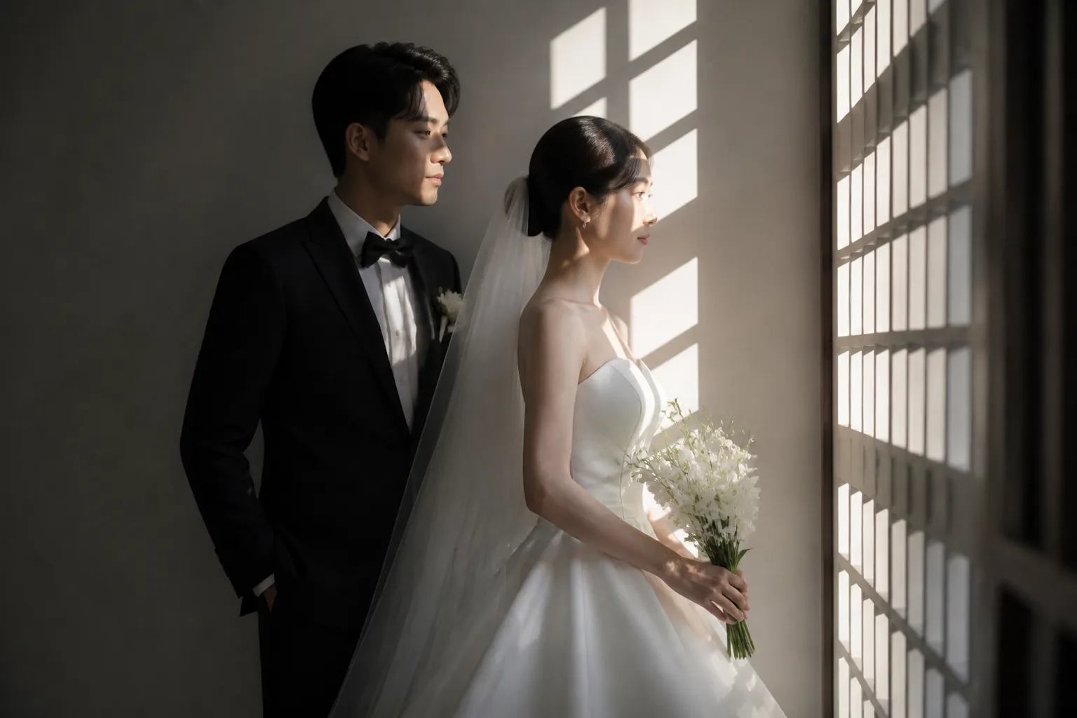 빛과 구도를 힘 있게 설계하는 감독 — 웨딩사진 3