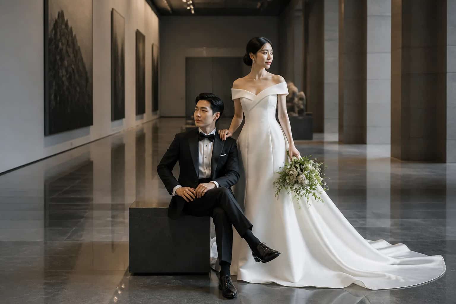 빛과 구도를 힘 있게 설계하는 감독 — 웨딩사진 4